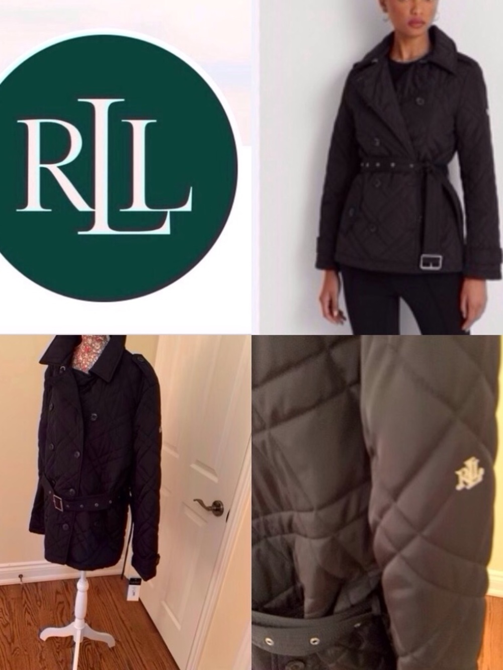 NWT Ralph Lauren Quilted Jacket in Dark Blue XXL